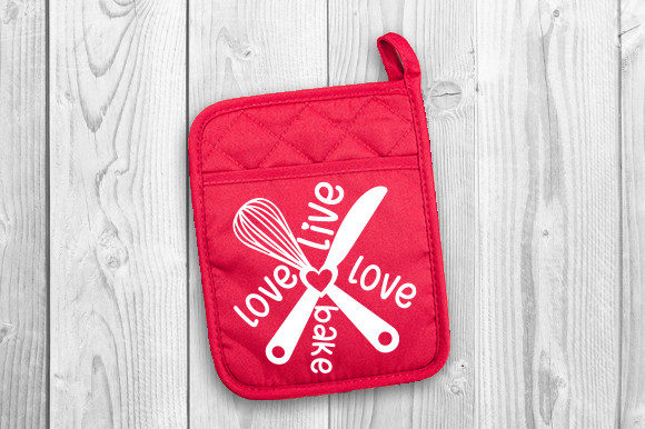 Live Love Bake Pot Holder SVG: A Designer's Review