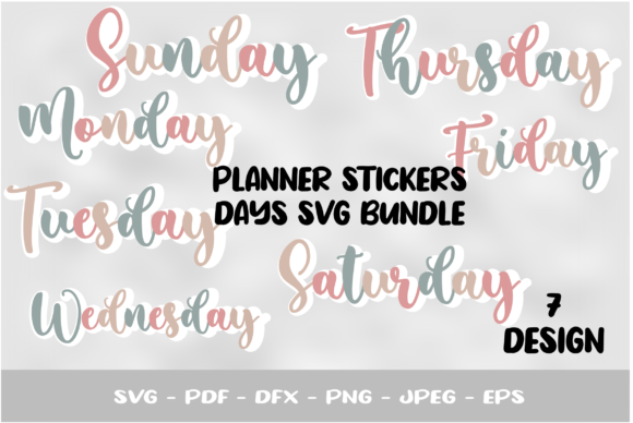 Planner Stickers Days SVG Bundle: A Designer's Review