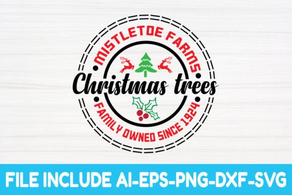 Review: Mistletoe Farms Christmas Sign SVG for Embroidery