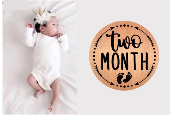Review: Two Month Baby Milestone SVG for Embroidery