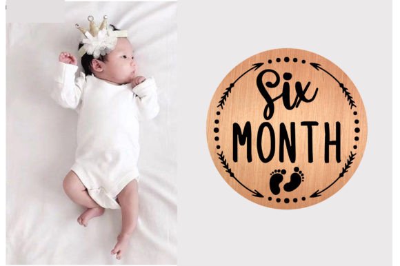 Six Month Baby Milestone SVG Design Review